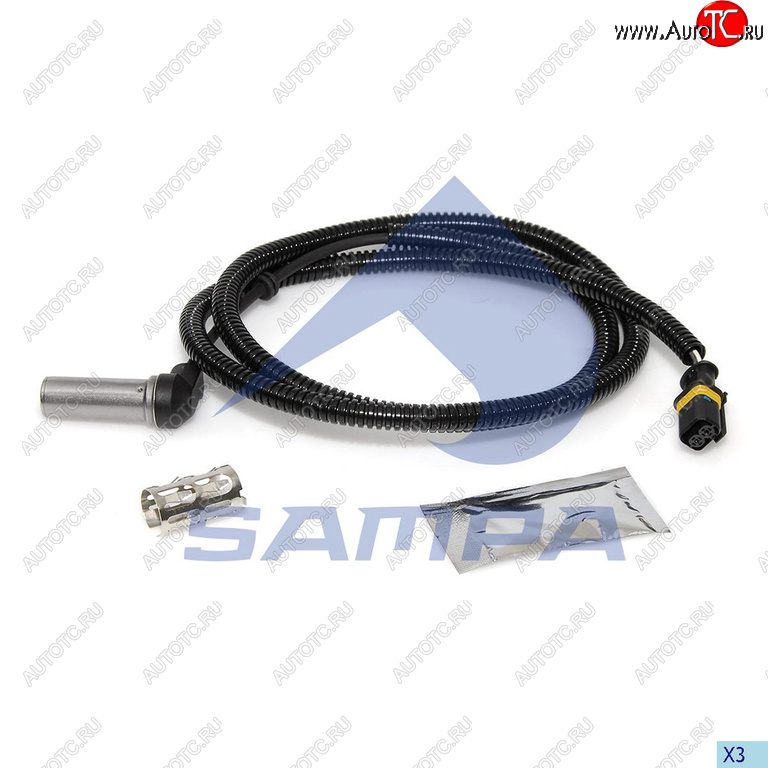 1 269 р. Датчик АБС MAN TGA колеса переднего правого SAMPA SAMPA 096.332  с доставкой в г. Керчь