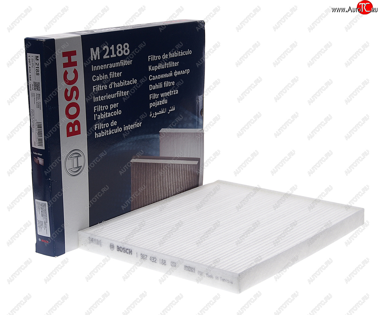 649 р. Фильтр воздушный салона OPEL Corsa D FIAT Grande Punto (05-) BOSCH BOSCH 1987432188 BOSCH 1987432188  с доставкой в г. Керчь