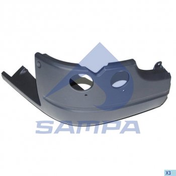 3 899 р. Бампер SCANIA P,G,R,T series правая часть SAMPA SAMPA 18400137  с доставкой в г. Керчь. Увеличить фотографию 1
