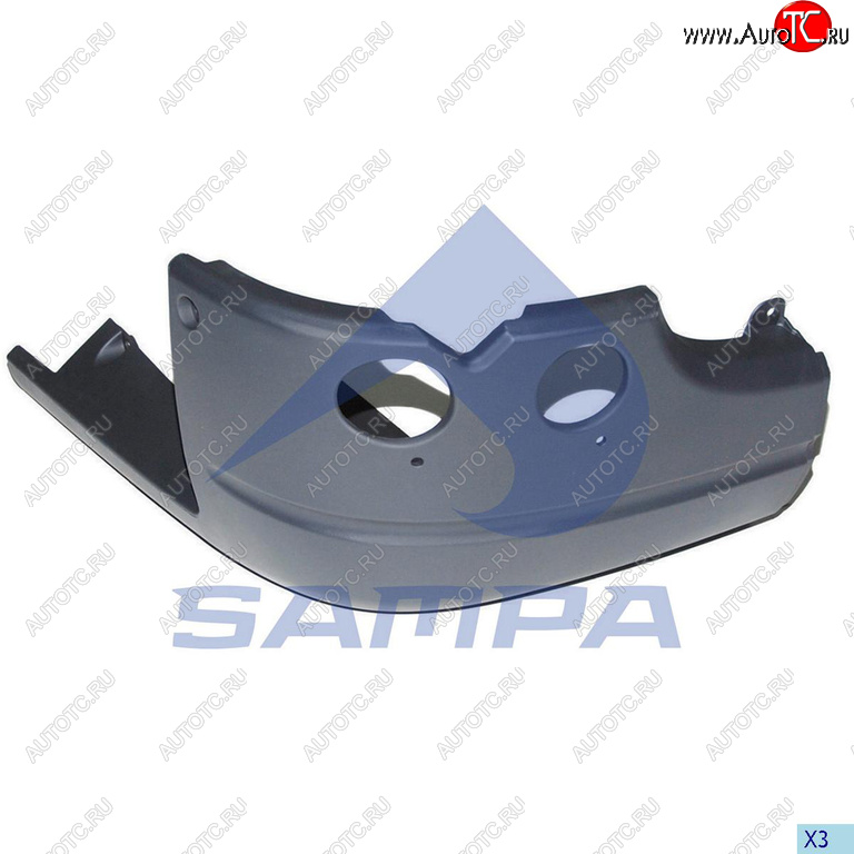 3 899 р. Бампер SCANIA P,G,R,T series правая часть SAMPA SAMPA 18400137  с доставкой в г. Керчь