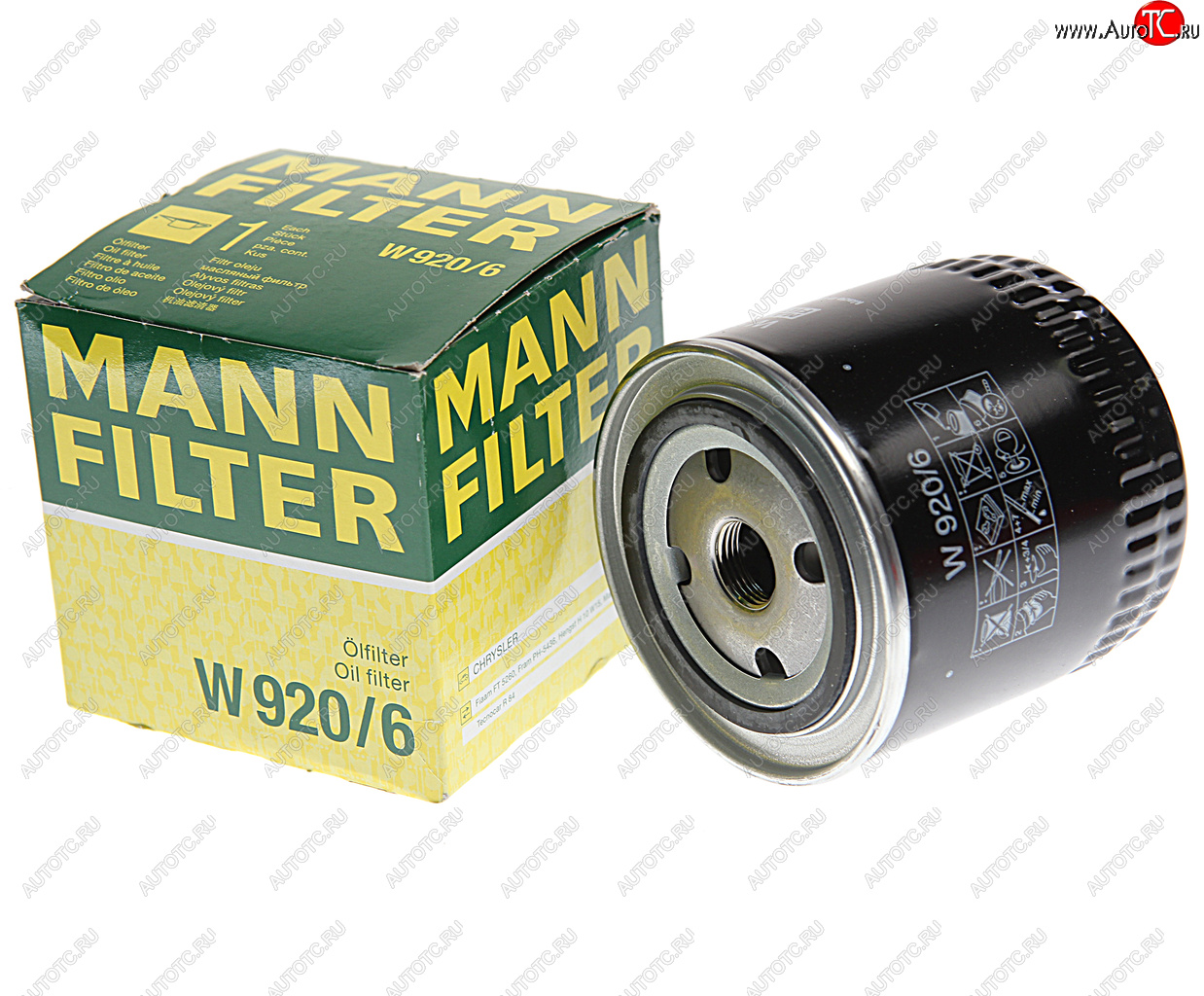 879 р. Фильтр масляный NISSAN CHRYSLER JEEP MANN MANN w9206  с доставкой в г. Керчь