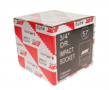 2 899 р. Головка торцевая 3/4 57мм ударная L=74мм JTC JTC TOOLS CO., LTD jtc-645257 JTC TOOLS CO., LTD jtc-645257  с доставкой в г. Керчь. Увеличить фотографию 3