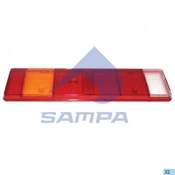 859 р. Рассеиватель DAF MAN SCANIA IVECO фонаря заднего левогоправого (467х132мм) SAMPA SAMPA 061.082  с доставкой в г. Керчь. Увеличить фотографию 1