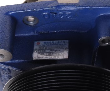 9 349 р. Насос водяной SHACMAN SHAANXI дв.WD615 OE SHACMAN 612600060389  с доставкой в г. Керчь. Увеличить фотографию 6