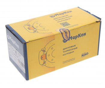 1 499 р. Колодки тормозные УАЗ Профи Полуторка 4х2 (21-) передние (4шт.) МАРКОН МАРКОН 507602167  с доставкой в г. Керчь. Увеличить фотографию 2