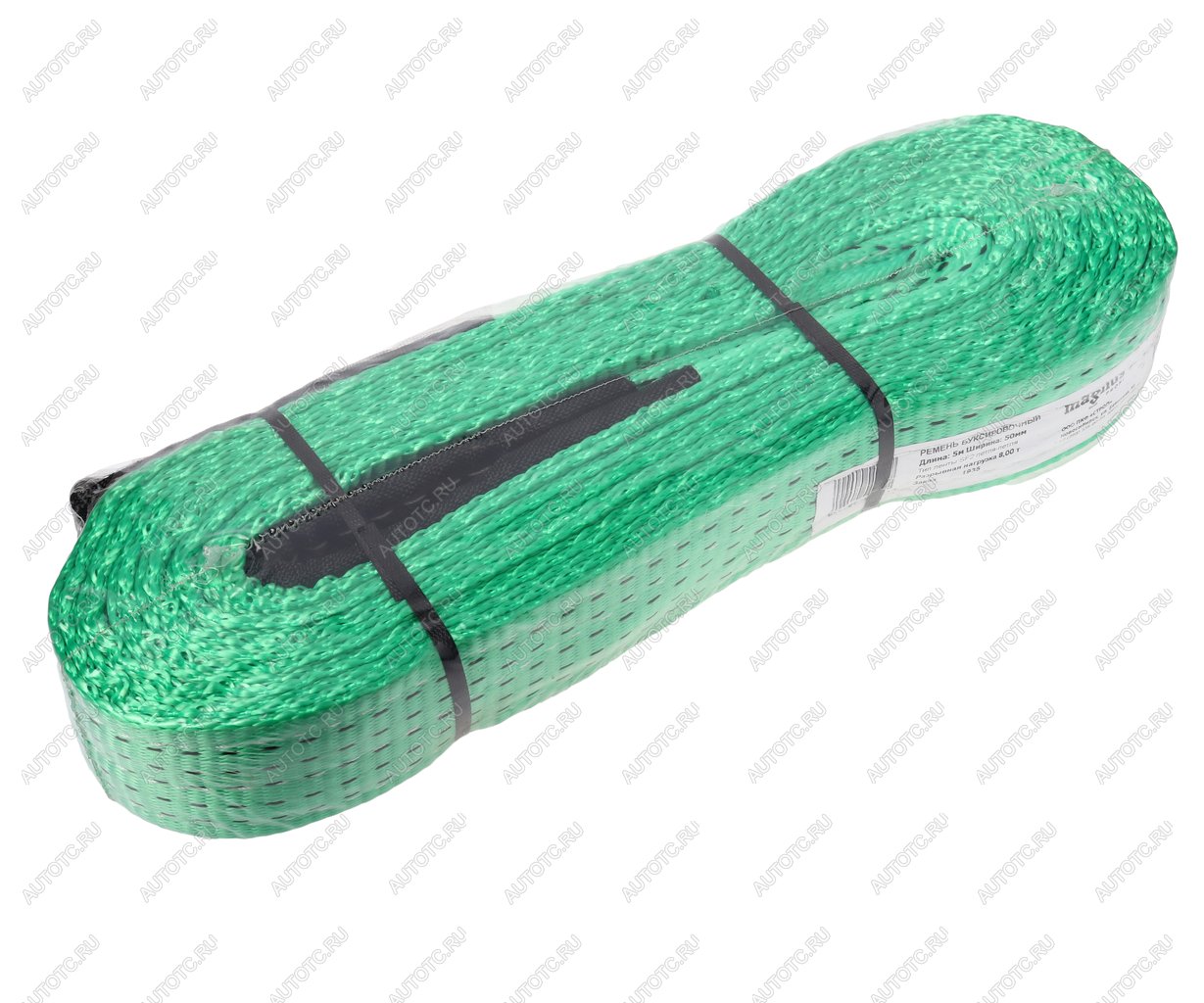 1 089 р. Трос буксировочный 8т 5м-50мм ленточный (петля-петля) MAGNUS-PROFI MAGNUS-PROFI sz054174  с доставкой в г. Керчь