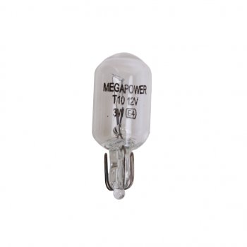 11 р. Лампа 12V W3W W2.1x9.5d Standart MEGAPOWER MEGAPOWER 370-33-068  с доставкой в г. Керчь. Увеличить фотографию 1