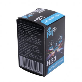 135 р. Лампа 12V HB3 65W P20d Standart MEGAPOWER MEGAPOWER 370-33-037  с доставкой в г. Керчь. Увеличить фотографию 3