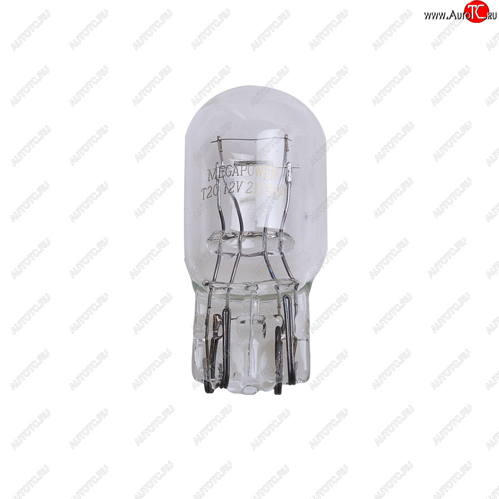 62 р. Лампа 12V W215W W3x16q Standart MEGAPOWER MEGAPOWER 370-33-066  с доставкой в г. Керчь