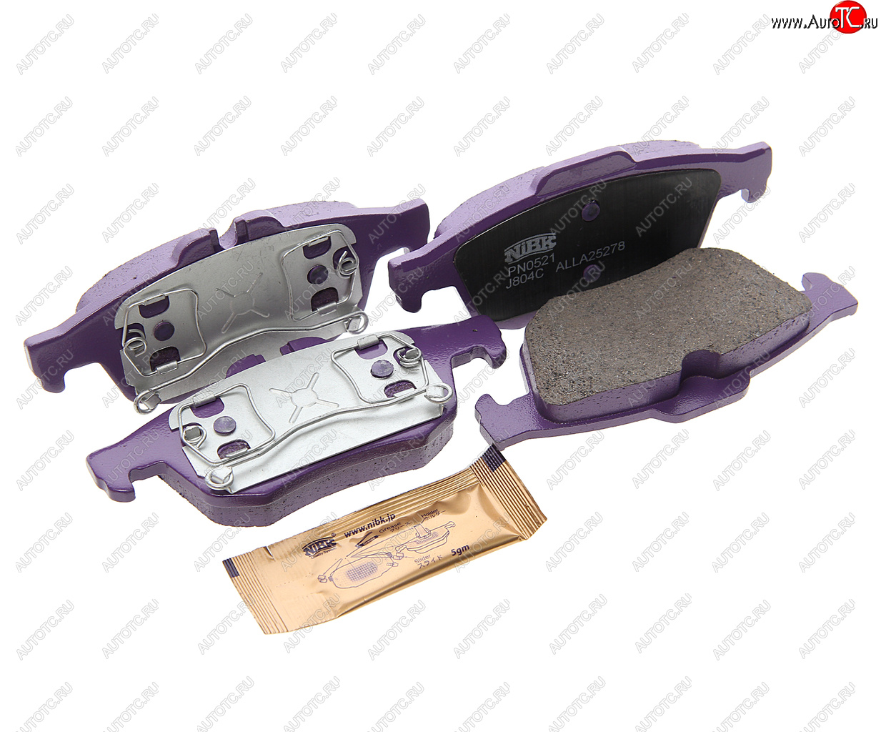 2 489 р. Колодки тормозные задние (4шт.) NIBK Nissan Primera 3 седан P12 (2001-2008)  с доставкой в г. Керчь