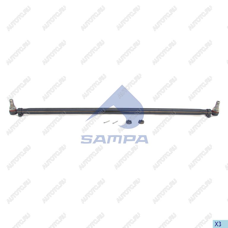 7 999 р. Тяга рулевая MERCEDES Actros поперечная L=1664мм SAMPA SAMPA 097.615-01  с доставкой в г. Керчь