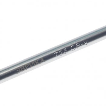 28 р. Ключ TORX Г-образный T25 экстрадлинный ЭВРИКА ЭВРИКА er-76625xl  с доставкой в г. Керчь. Увеличить фотографию 2