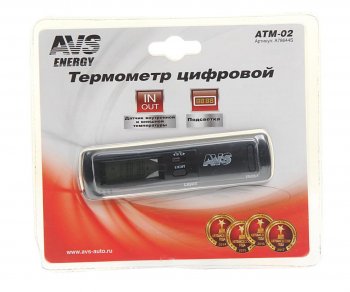 439 р. Термометр ATM-02 AVS AVS a78644s  с доставкой в г. Керчь. Увеличить фотографию 1