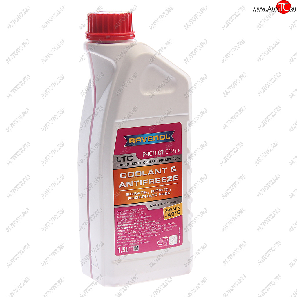 999 р. Антифриз красный -40C 1.5л C12 готовый RAVENOL RAVENOL 1410126-150-01-999 RAVENOL 1410126-150-01-999  с доставкой в г. Керчь