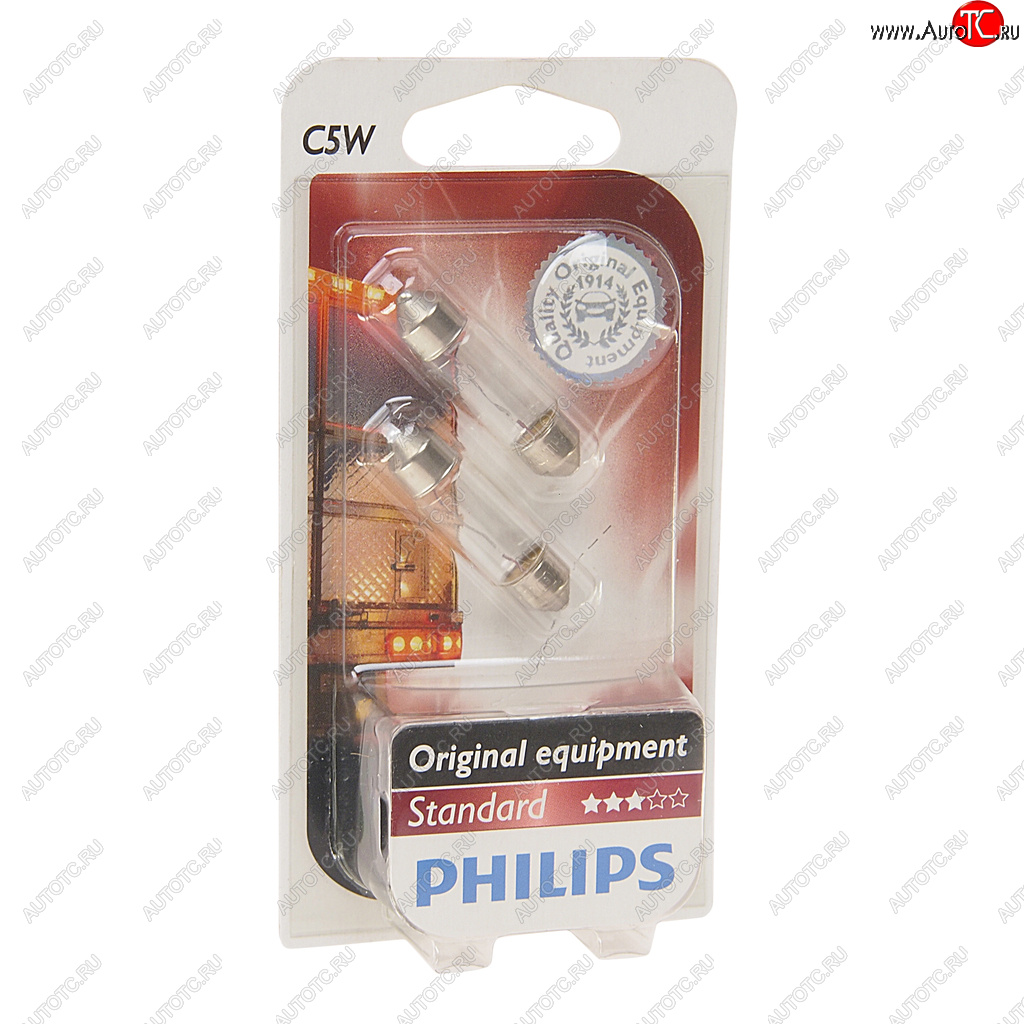 186 р. Лампа 24V C5W SV8.5-8 блистер (2шт.) PHILIPS PHILIPS 13844b2  с доставкой в г. Керчь