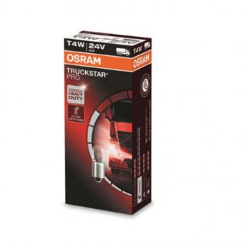 101 р. Лампа 24V T4W BA9s +100% Truckstar Pro OSRAM OSRAM 3930tsp  с доставкой в г. Керчь. Увеличить фотографию 1