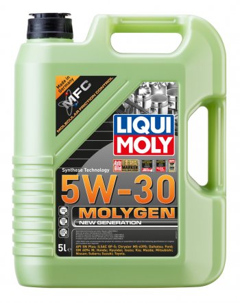 8 849 р. Масло моторное MOLYGEN NEW GENERATION 5W30 синт.5л LIQUI MOLY LIQUI MOLY 9043 LIQUI MOLY 9043  с доставкой в г. Керчь. Увеличить фотографию 1