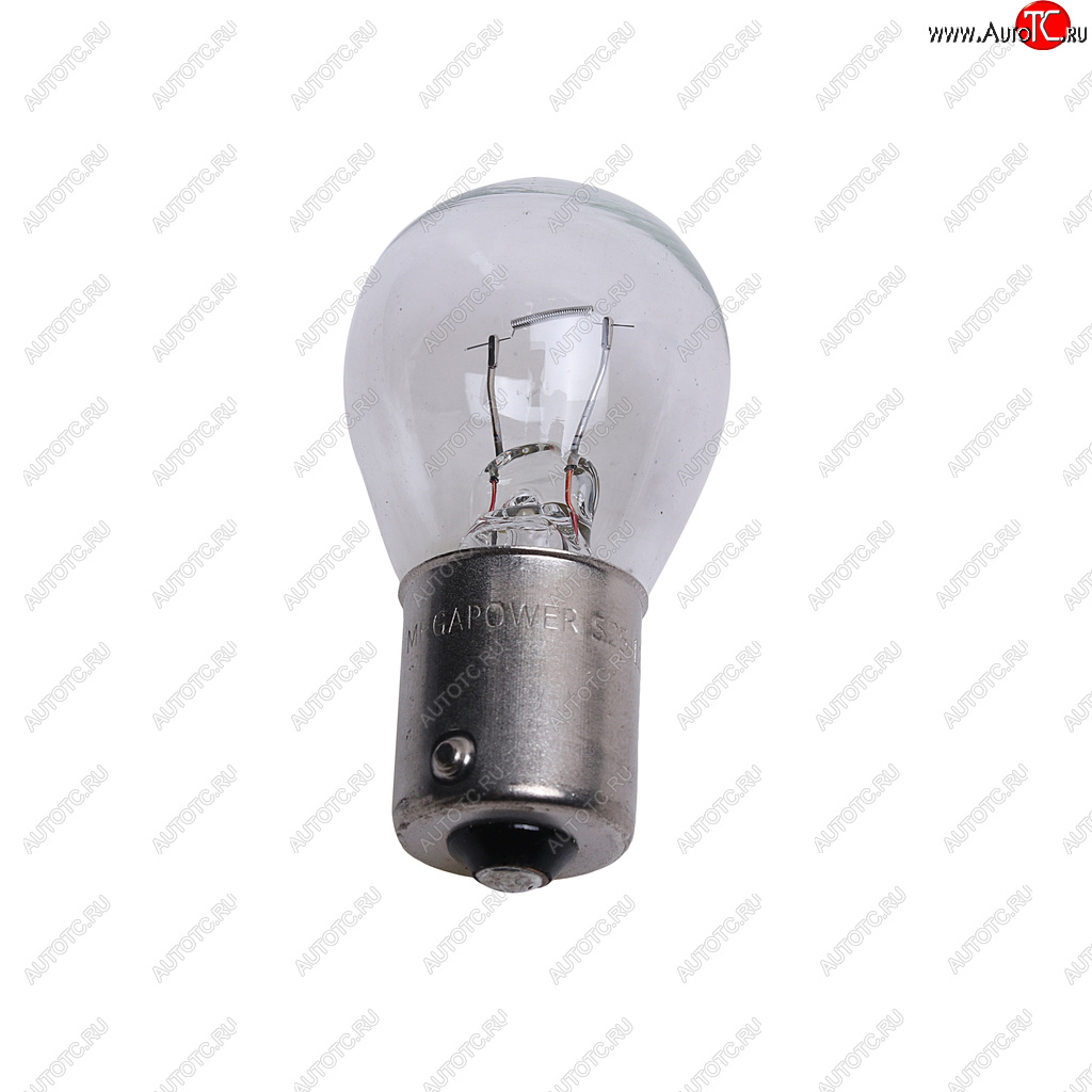 26 р. Лампа 12V P21W BA15s Standart MEGAPOWER MEGAPOWER 370-33-053  с доставкой в г. Керчь