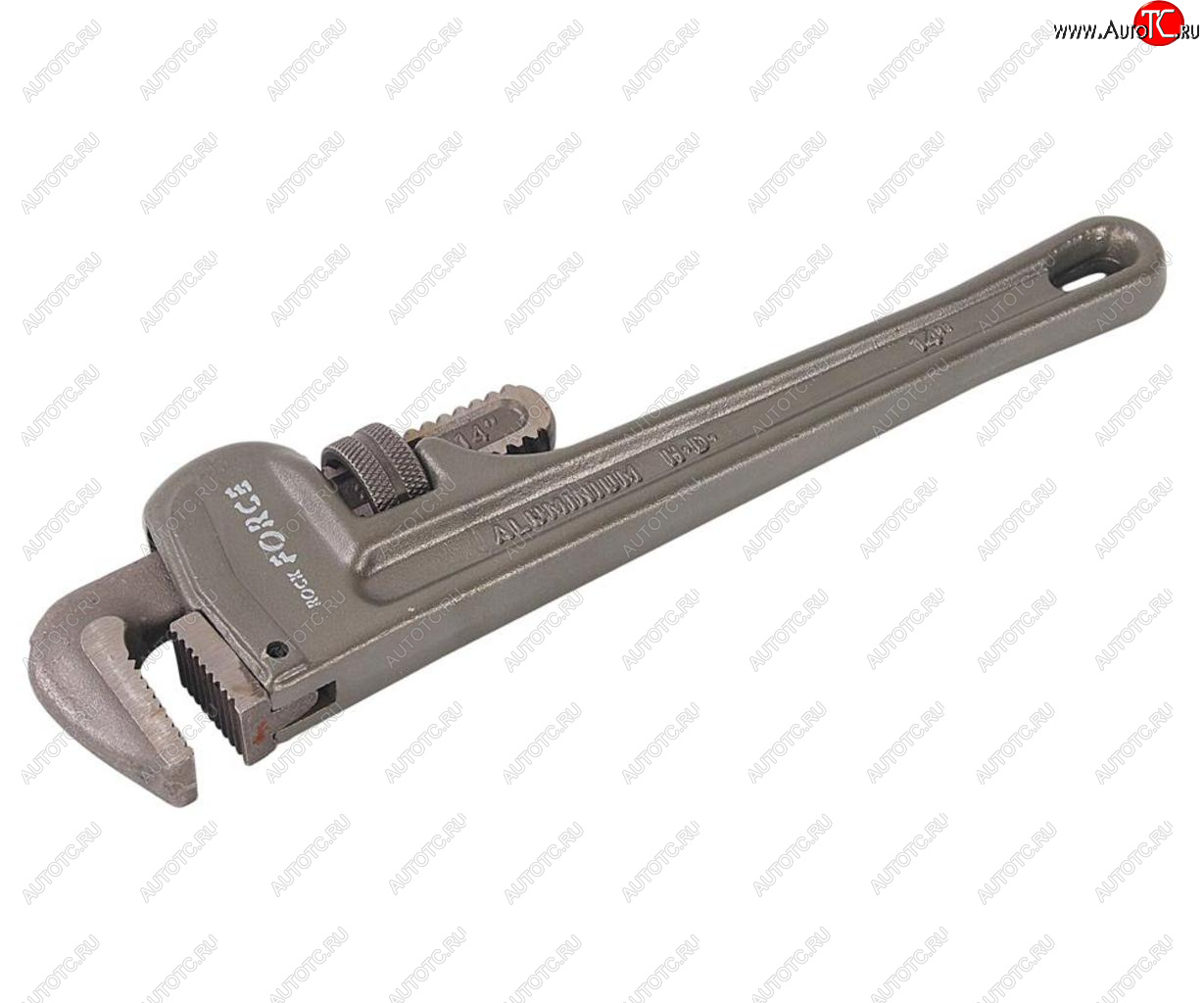 1 889 р. Ключ газовый 50мм 14 с алюминиевой рукояткой ROCKFORCE ROCKFORCE rf-68414  с доставкой в г. Керчь