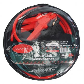 3 399 р. Провода для прикуривания 1000А 4.5м (морозостойкие) ROCKFORCE ROCKFORCE rf-884sl35  с доставкой в г. Керчь. Увеличить фотографию 1