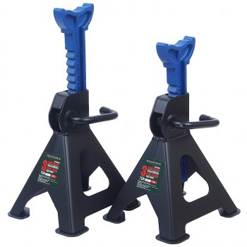 2 999 р. Стойка ремонтная 3т h=280-410мм 2шт. ROCKFORCE ROCKFORCE rf-th53003b  с доставкой в г. Керчь. Увеличить фотографию 1