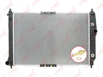 9 899 р. Радиатор CHEVROLET Aveo (05-) охлаждения двигателя LYNX LYNX rb1005  с доставкой в г. Керчь. Увеличить фотографию 1