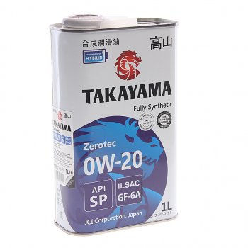 1 139 р. Масло моторное Zerotec GF-6A 0W20 синт.1л TAKAYAMA TAKAYAMA 605598  с доставкой в г. Керчь. Увеличить фотографию 1