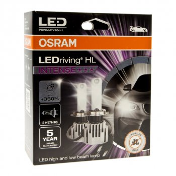 13 649 р. Лампа светодиодная 12V H7H18 PX26dPY26d-1 +350% 6000K (2шт.) Led White Ledriving HL Intense OSRAM OSRAM 64210dwint  с доставкой в г. Керчь. Увеличить фотографию 4