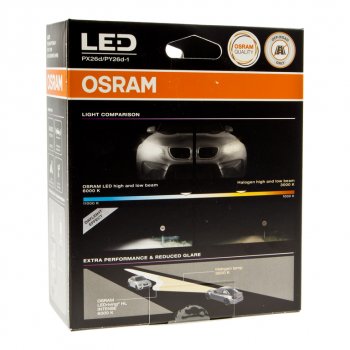 13 649 р. Лампа светодиодная 12V H7H18 PX26dPY26d-1 +350% 6000K (2шт.) Led White Ledriving HL Intense OSRAM OSRAM 64210dwint  с доставкой в г. Керчь. Увеличить фотографию 5