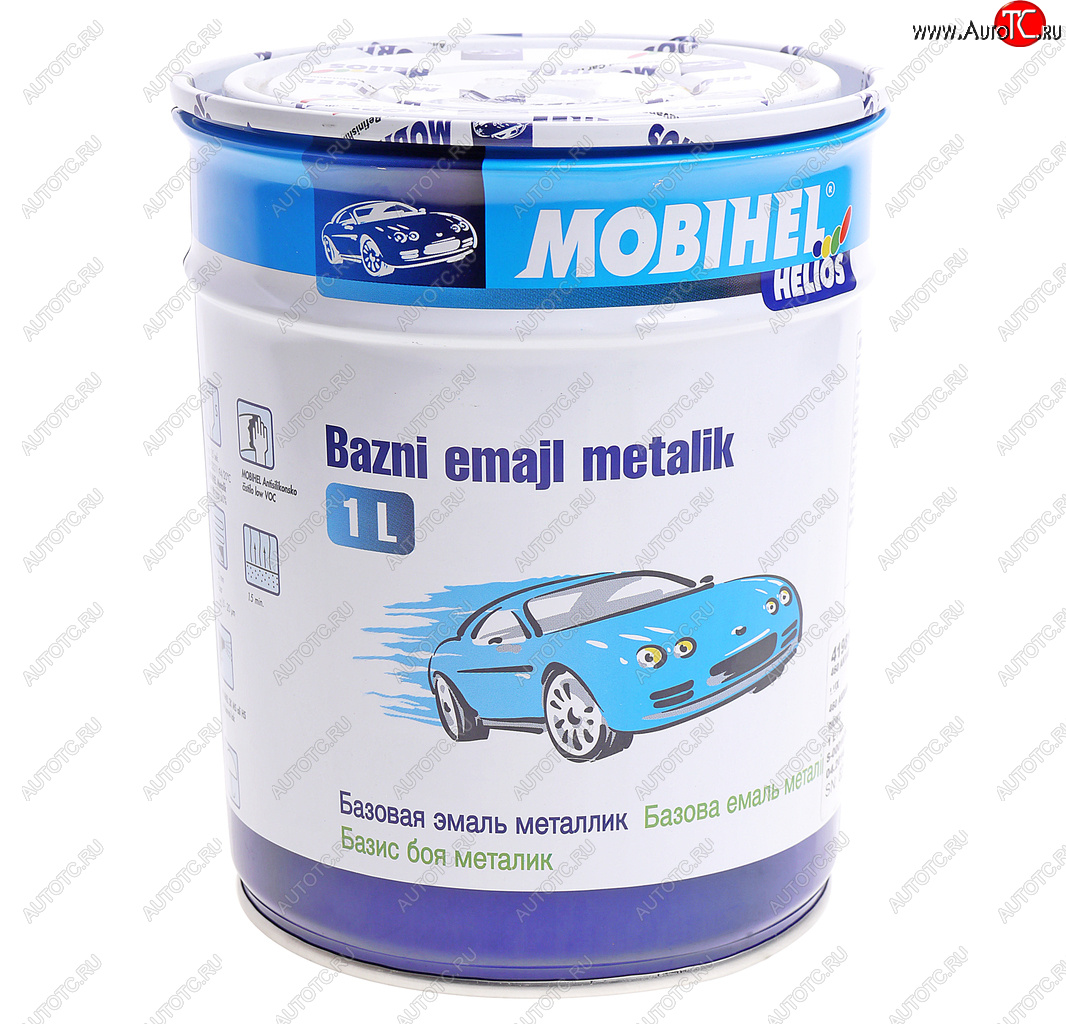 2 099 р. Краска 690 снежная королева металлик 1л Helios MOBIHEL MOBIHEL 41982702  с доставкой в г. Керчь