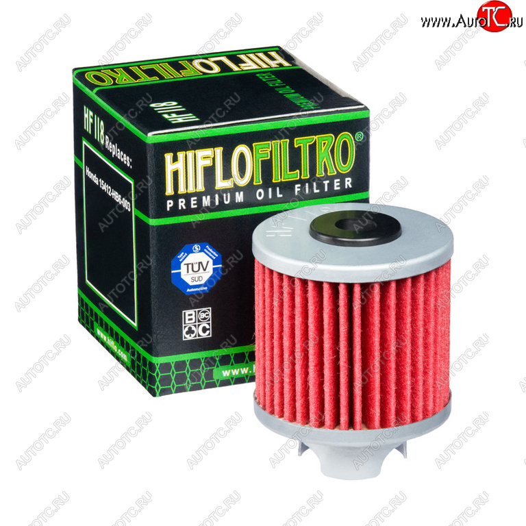 589 р. Фильтр масляный мото HONDA HIFLO FILTRO HIFLO FILTRO hf118  с доставкой в г. Керчь