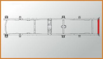 2 699 р. Поперечина ГАЗ-3302 №6 рамы под фаркоп АЗГ АЗГ 3302-2801198  с доставкой в г. Керчь. Увеличить фотографию 2