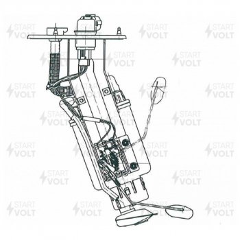 12 549 р. Датчик уровня топлива HYUNDAI Sonata (98-) STARTVOLT STARTVOLT sfm1556  с доставкой в г. Керчь. Увеличить фотографию 2