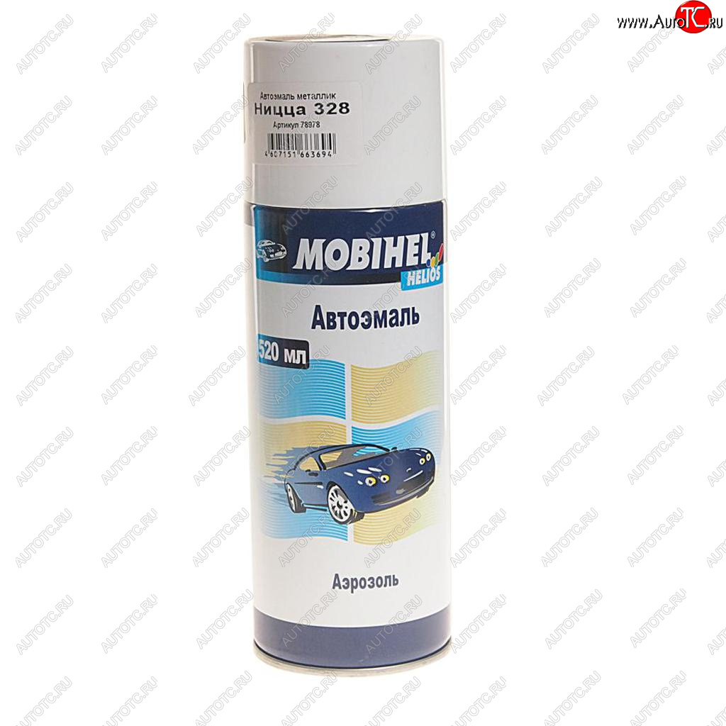 459 р. Краска 328 ницца металлик аэрозоль 520мл Helios MOBIHEL MOBIHEL 47897802а MOBIHEL 47897802а  с доставкой в г. Керчь