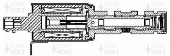 4 099 р. Клапан электромагнитный RENAULT Duster изменения фаз ГРМ STARTVOLT STARTVOLT svc0902  с доставкой в г. Керчь. Увеличить фотографию 1