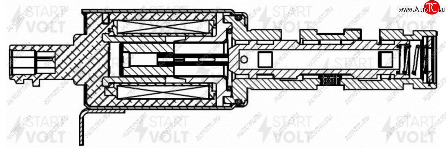 4 099 р. Клапан электромагнитный RENAULT Duster изменения фаз ГРМ STARTVOLT STARTVOLT svc0902  с доставкой в г. Керчь