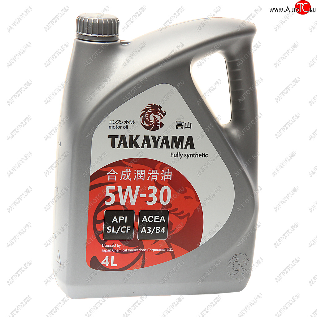 2 499 р. Масло моторное API SL/CF 5W30 синт.4л TAKAYAMA TAKAYAMA 605522 TAKAYAMA 605522  с доставкой в г. Керчь