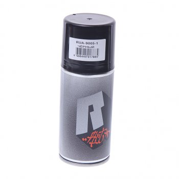 265 р. Краска для граффити черная 210мл Rush Art KUDO KUDO rua-9005.1 KUDO rua-9005.1  с доставкой в г. Керчь. Увеличить фотографию 1