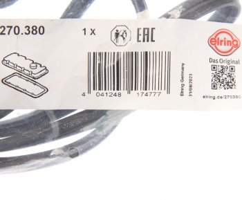 1 099 р. Прокладка крышки клапанной HONDA Accord (02-08) (2.02.4) ELRING ELRING 270.380  с доставкой в г. Керчь. Увеличить фотографию 3