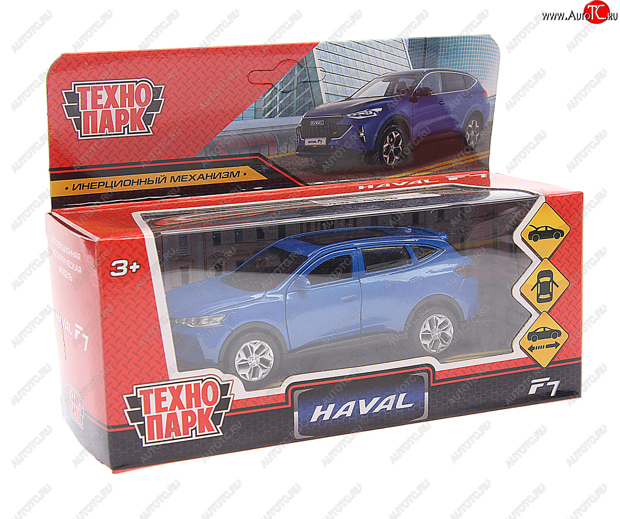 1 079 р. Модель автомобиля HAVAL F7 металлическая ТЕХНОПАРК ТЕХНОПАРК f7-12-bu  с доставкой в г. Керчь