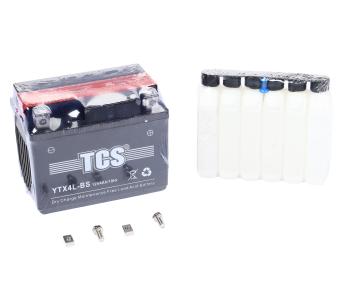1 699 р. Аккумулятор TCS AGM 4Ач TCS 6ст4 ytx4l-bs  с доставкой в г. Керчь. Увеличить фотографию 1