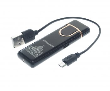 459 р. Зажигалка электронная с зарядкой от USB NO NAME а05-с25  с доставкой в г. Керчь. Увеличить фотографию 2