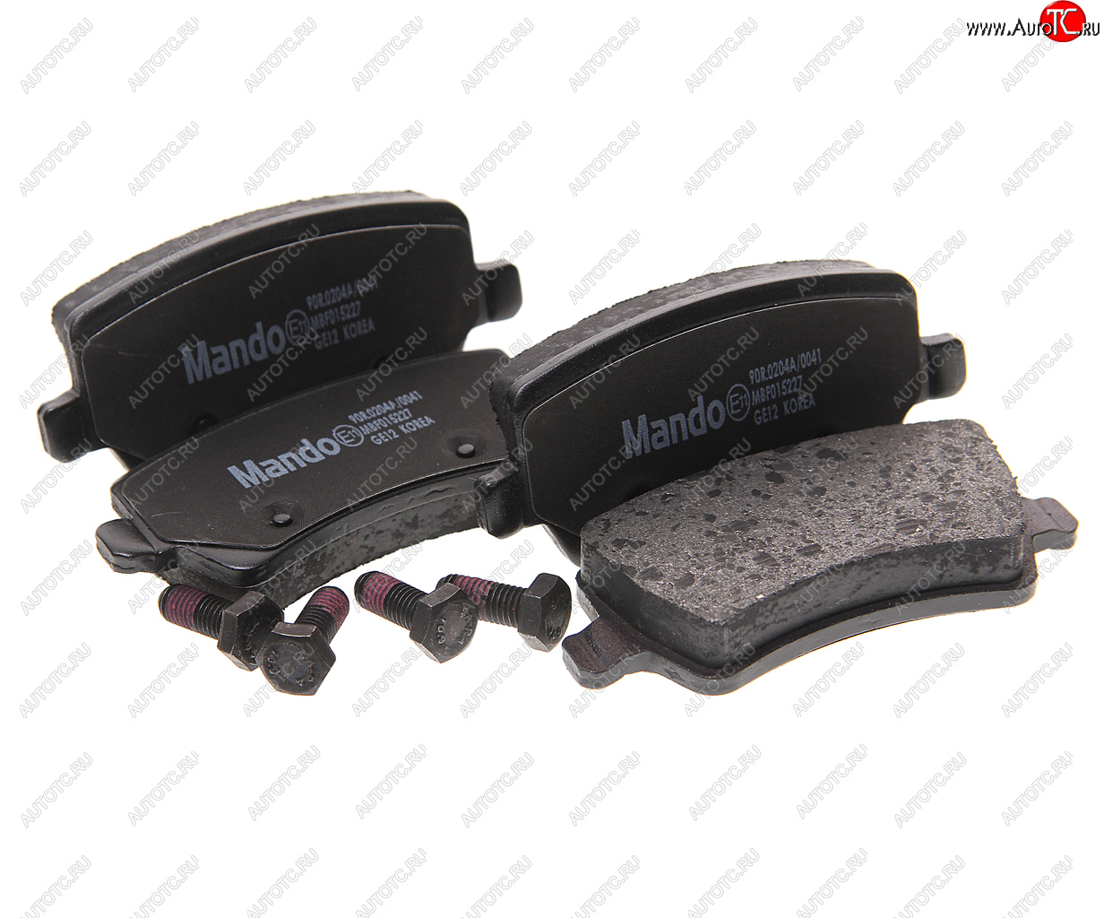 1 899 р. Колодки тормозные FORD Galaxy,S-Max VOLVO задние (4шт.) MANDO MANDO mbf015227  с доставкой в г. Керчь