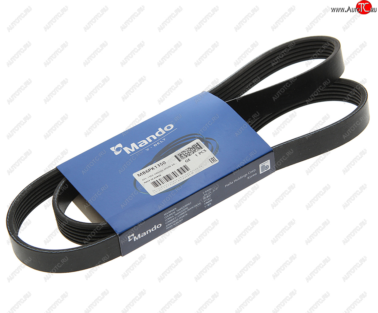 379 р. Ремень приводной поликлиновой 6PK1350 MANDO MANDO mb6pk1350 MANDO mb6pk1350  с доставкой в г. Керчь