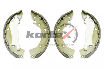 1 299 р. Колодки тормозные задние барабанные (4шт.) KORTEX Hyundai Solaris RBr седан дорестайлинг (2010-2014)  с доставкой в г. Керчь. Увеличить фотографию 3