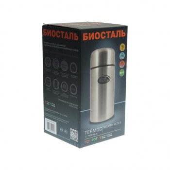 1 659 р. Термос 0.75л широкая горловина (суповой) в чехле BIOSTAL BIOSTAL nt-750  с доставкой в г. Керчь. Увеличить фотографию 3