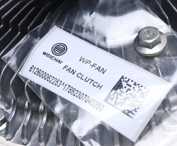 64 999 р. Вискомуфта SHACMAN SHAANXI X6000 дв.WP13.480E501 привода вентилятора (с крыльчаткой) OE SHACMAN 612600062253  с доставкой в г. Керчь. Увеличить фотографию 3