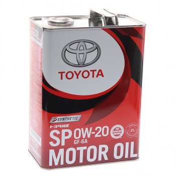 5 249 р. Масло моторное MOTOR OIL SP 08880-13205 синт.4л SAE0W20 TOYOTA TOYOTA 08880-13205  с доставкой в г. Керчь. Увеличить фотографию 1