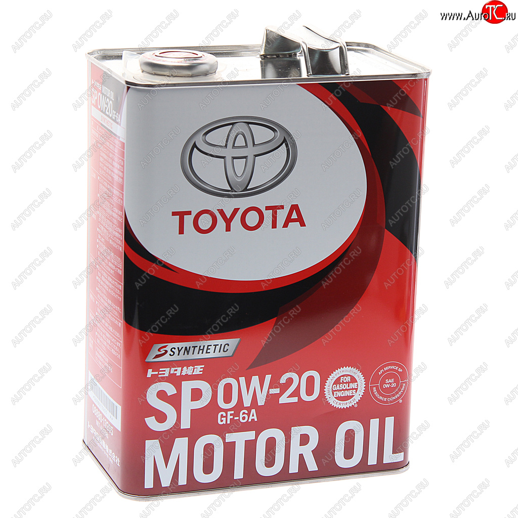 5 249 р. Масло моторное MOTOR OIL SP 08880-13205 синт.4л SAE0W20 TOYOTA TOYOTA 08880-13205  с доставкой в г. Керчь