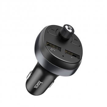 999 р. Устройство зарядное в прикуриватель с трансмиттером (bluetooth,hands free) HOCO HOCO e41 black HOCO e41 black  с доставкой в г. Керчь. Увеличить фотографию 3